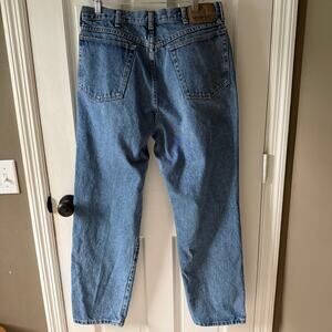 Vintage Wrangler Relaxed Fit Jeans 34x32 Mid Wash 100% Cotton USA Style